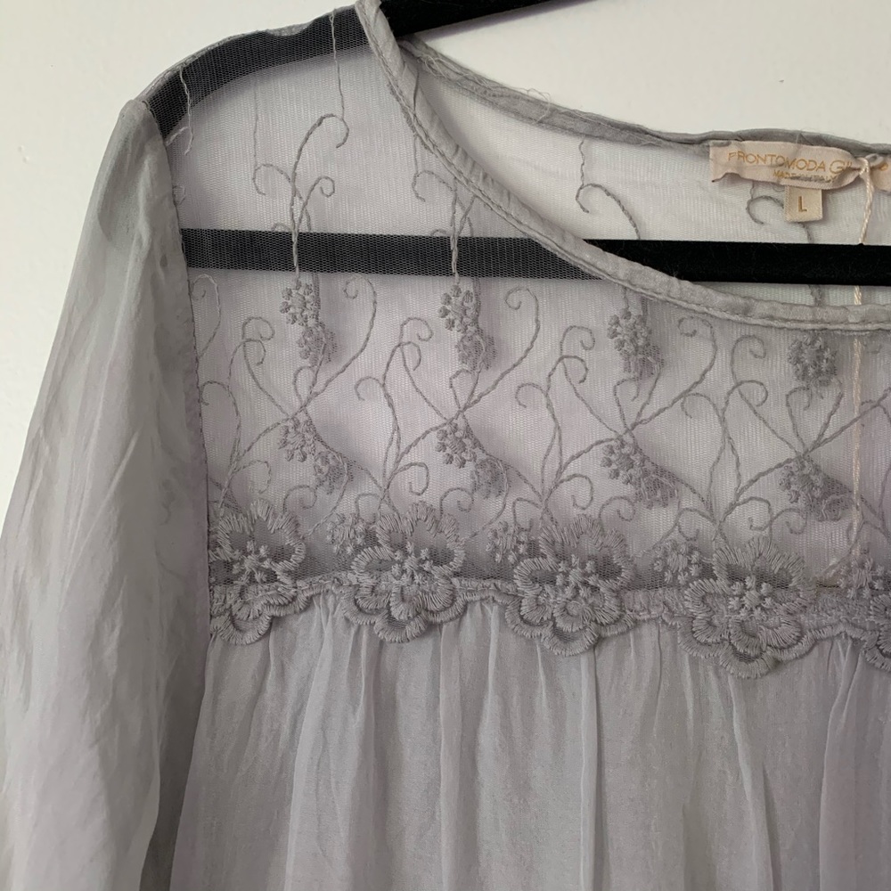 100% silk dress